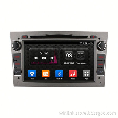 Smart control android 4.4 quad core auto radio for Opel Astra Antara support Iphone 6s